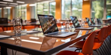 a laptops on a table