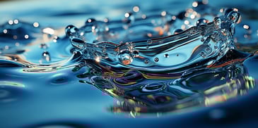 water splashing water with bubbles